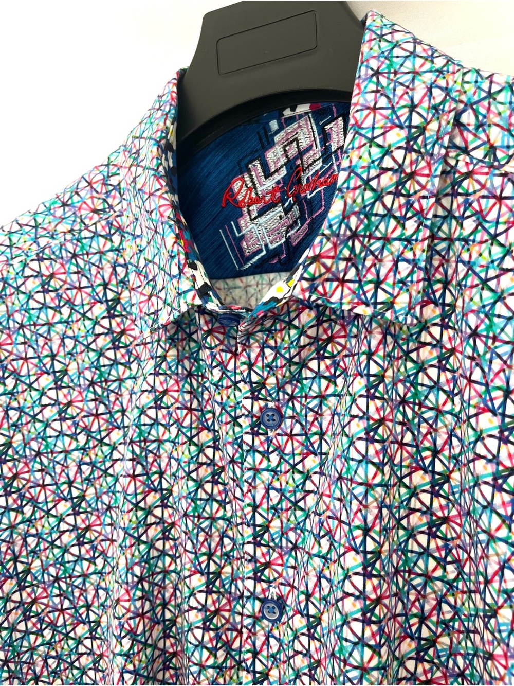 Robert Graham Multi-Color Short Sleeve Shirt 4XL